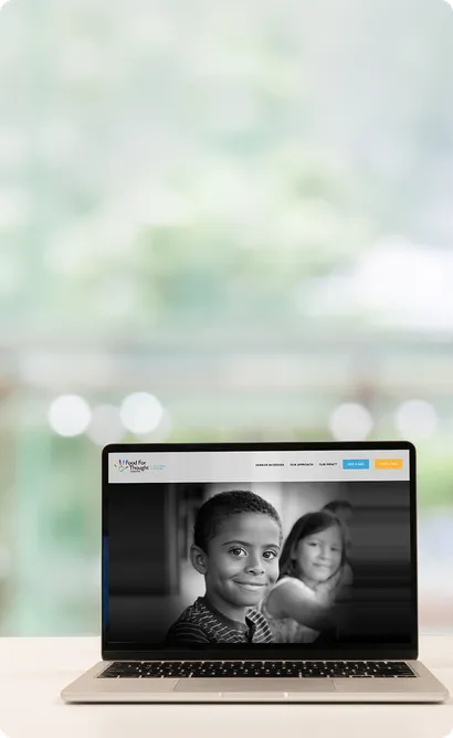 A laptop mockup of Glenn Joseph Styling new website